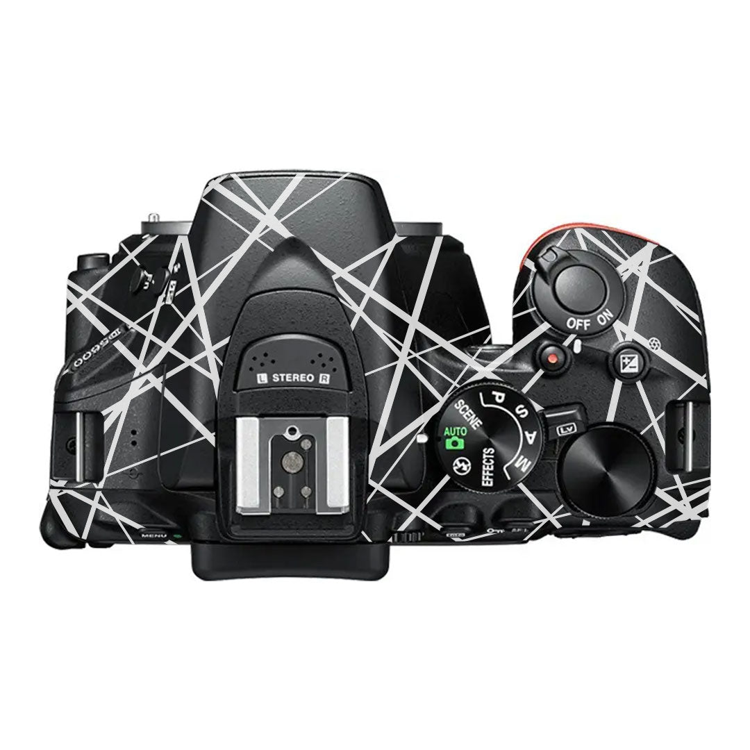 Mono Grid Nikon D5600 Camera Skin