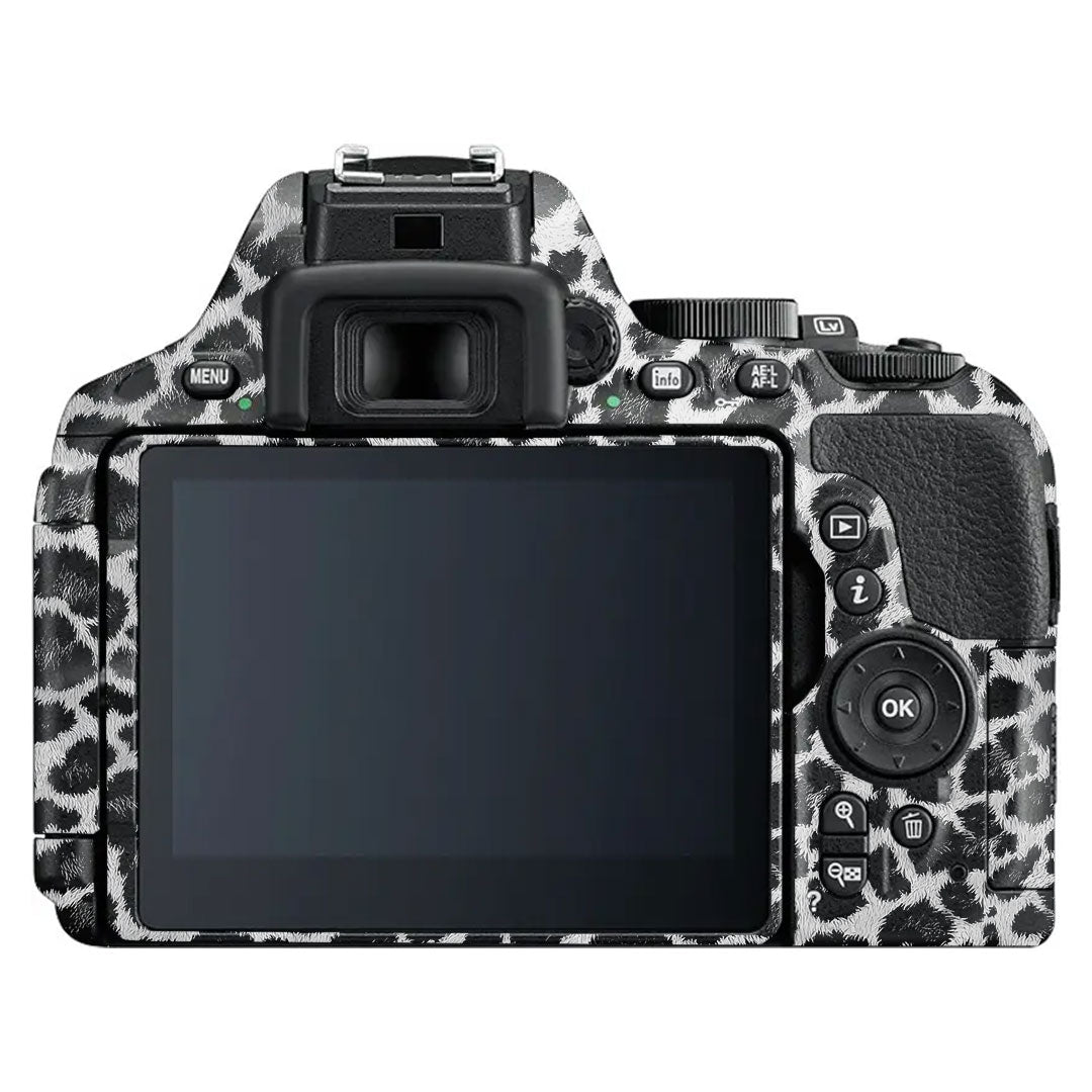 Snow Leopard Spots Nikon D5600 Camera Skin