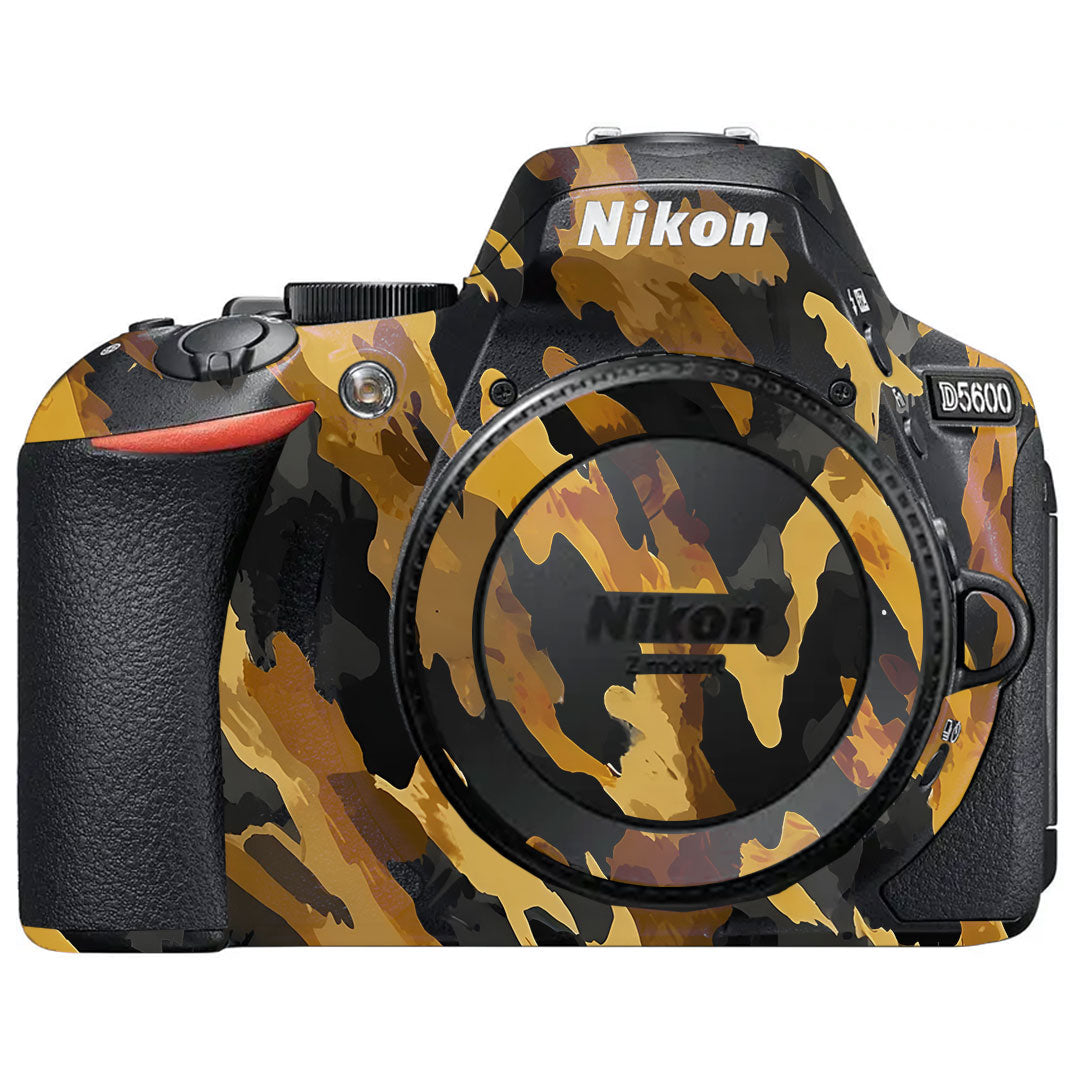 Camo Tiger Blend Nikon D5600 Camera Skin