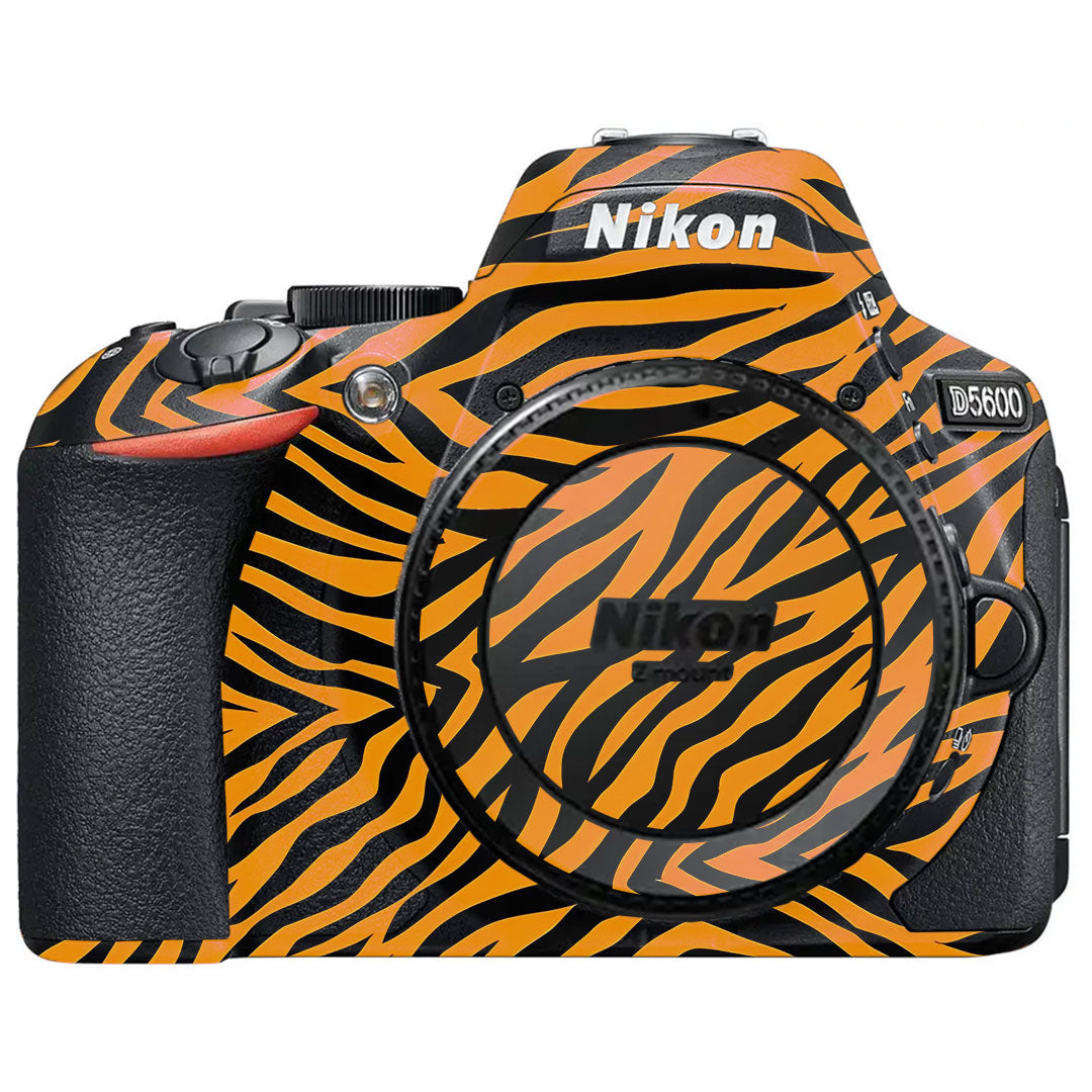 Zebra Gold Pattern Nikon D5600 Camera Skin
