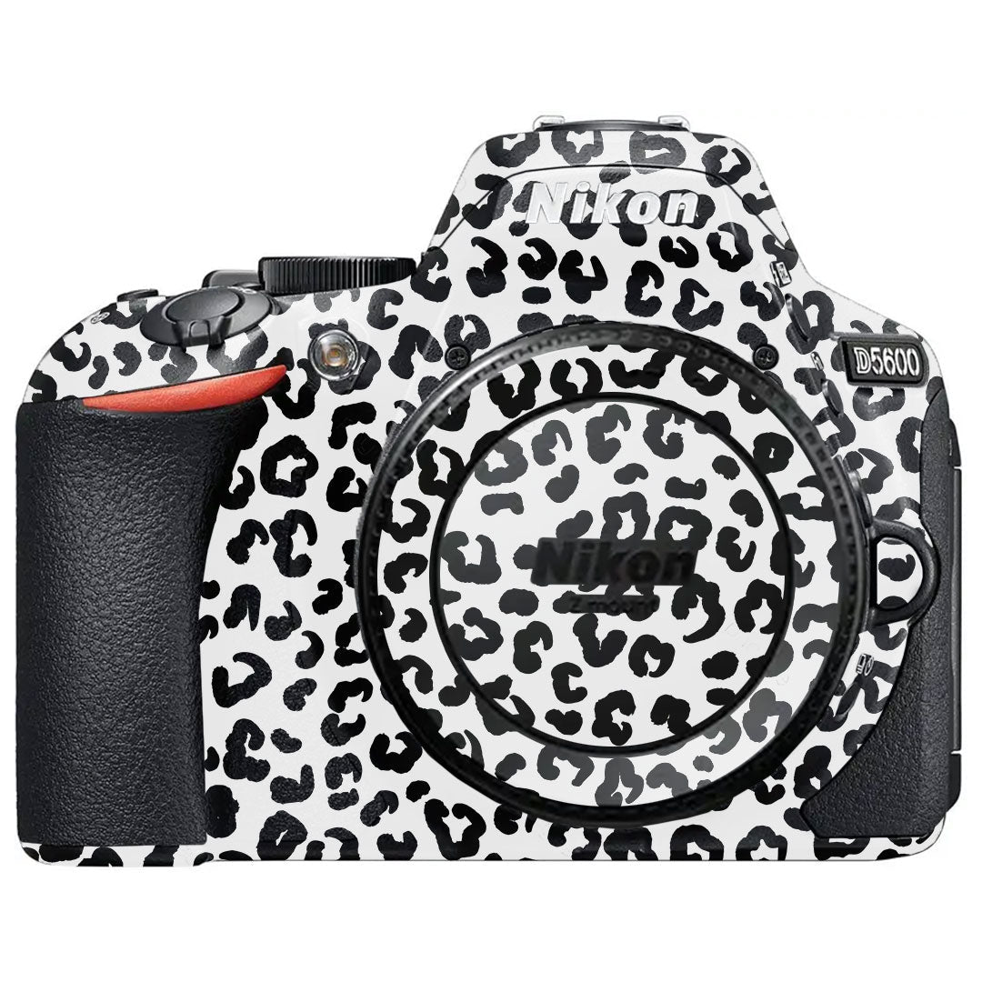 White Leopard Nikon D5600 Camera Skin