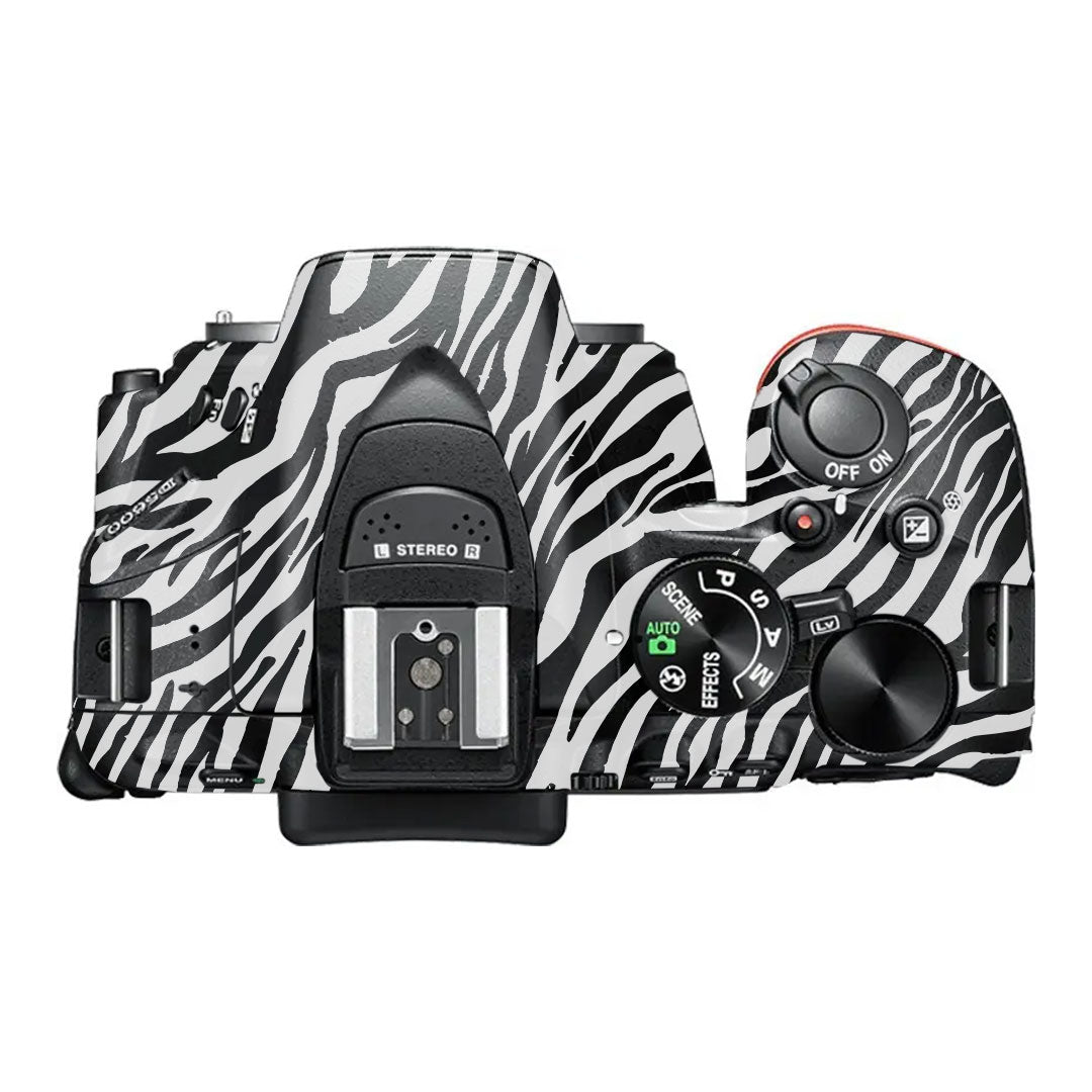 Classic Zebra Stripes Nikon D5600 Camera Skin