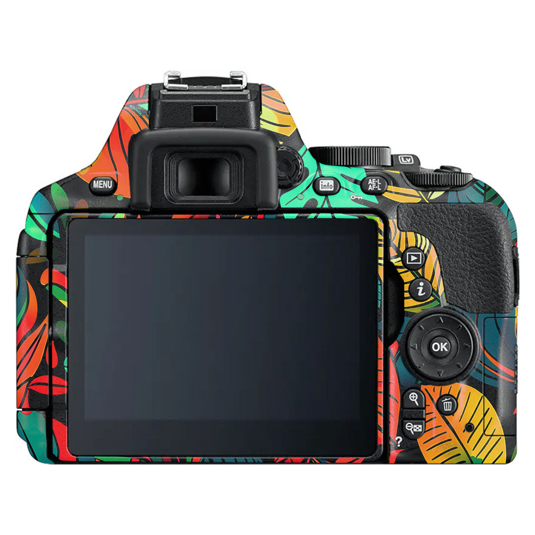 Tropical Jungle Leaves Nikon D5600 Camera Skin