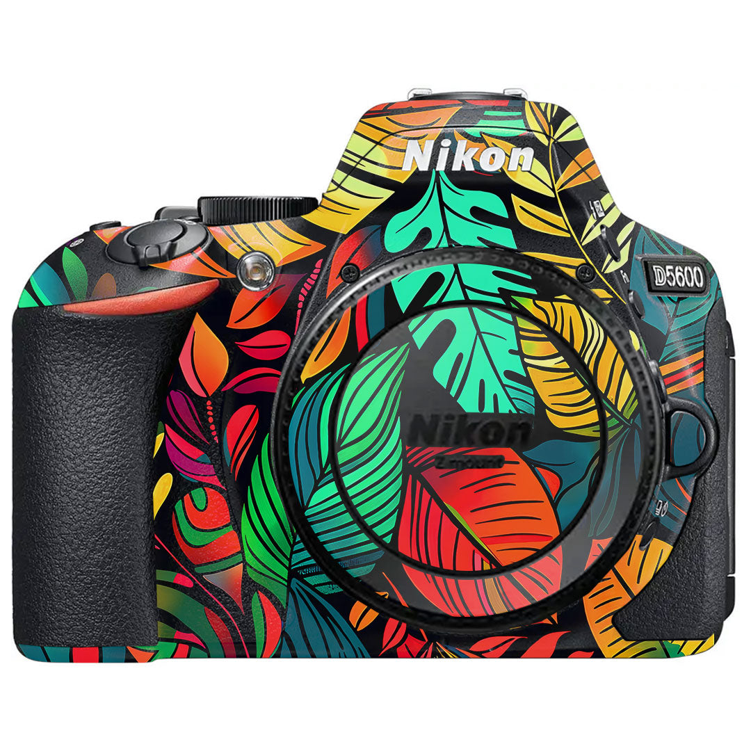 Tropical Jungle Leaves Nikon D5600 Camera Skin