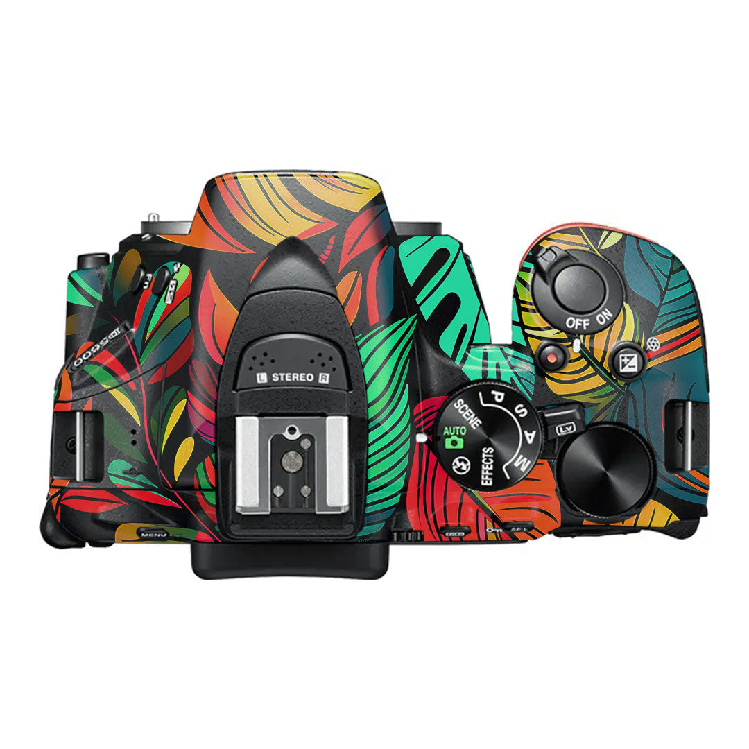 Tropical Jungle Leaves Nikon D5600 Camera Skin