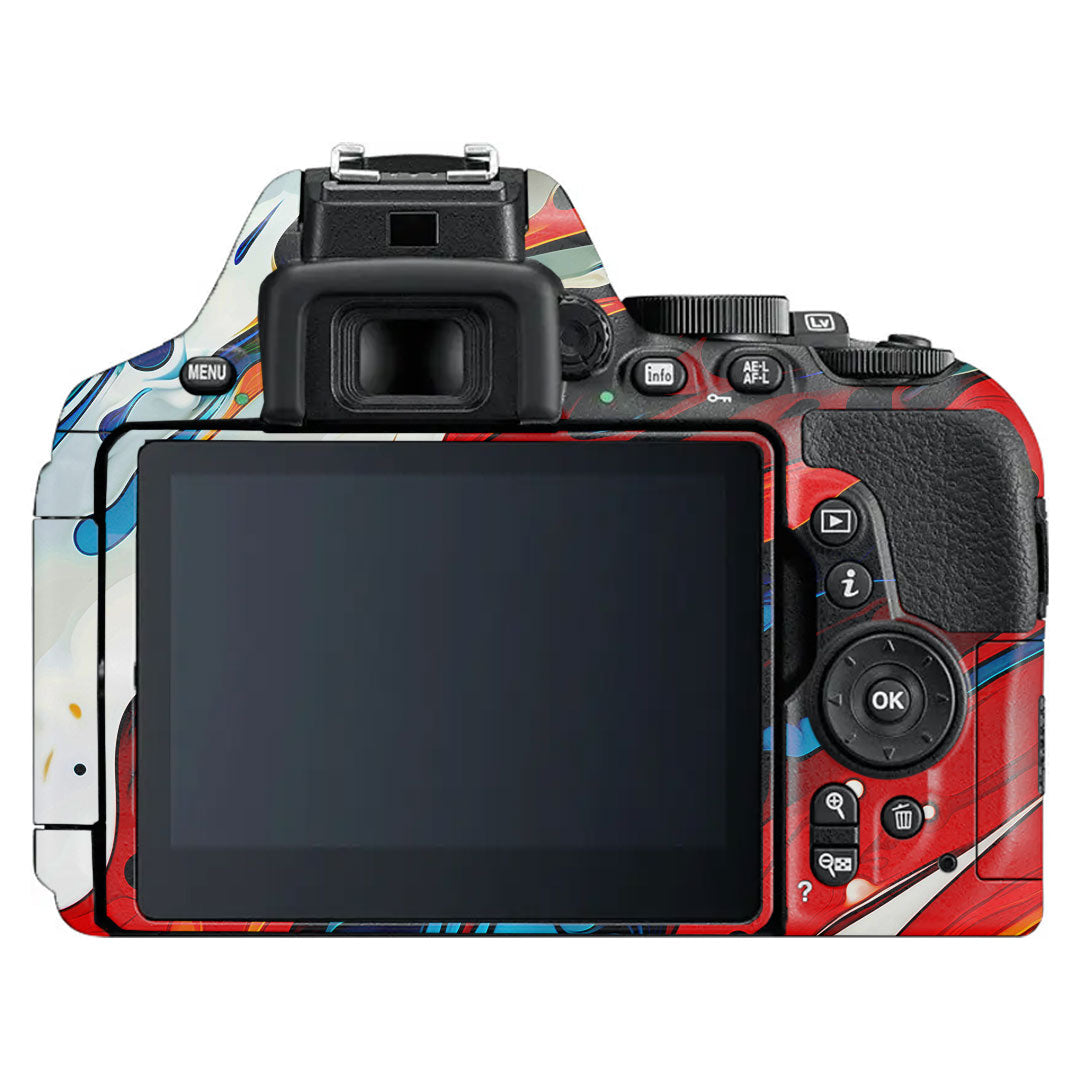 Fire & Ice Flow Nikon D5600 Camera Skin