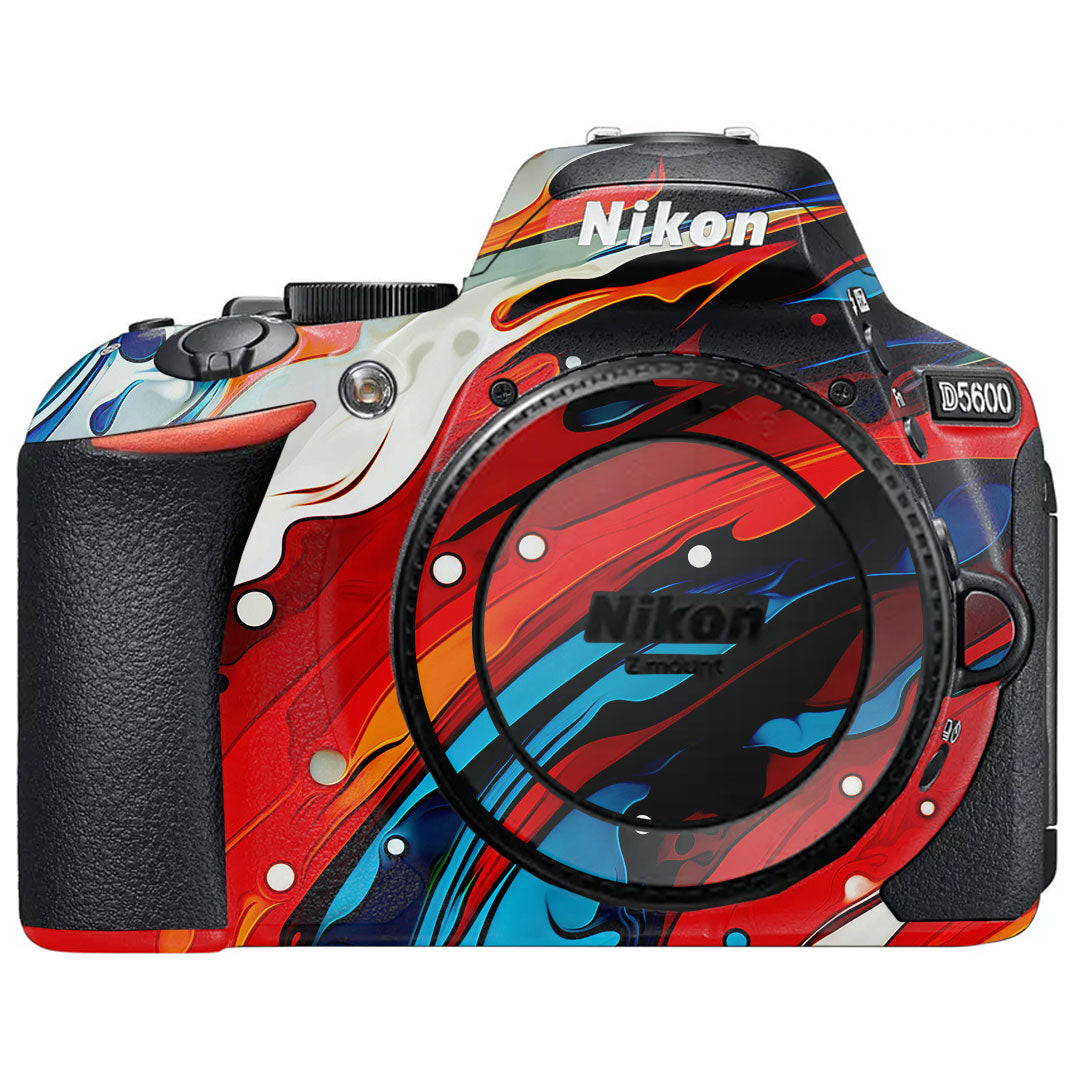 Fire & Ice Flow Nikon D5600 Camera Skin