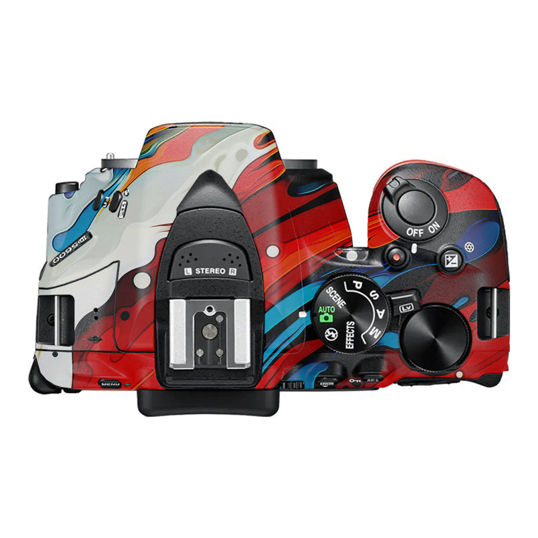 Fire & Ice Flow Nikon D5600 Camera Skin