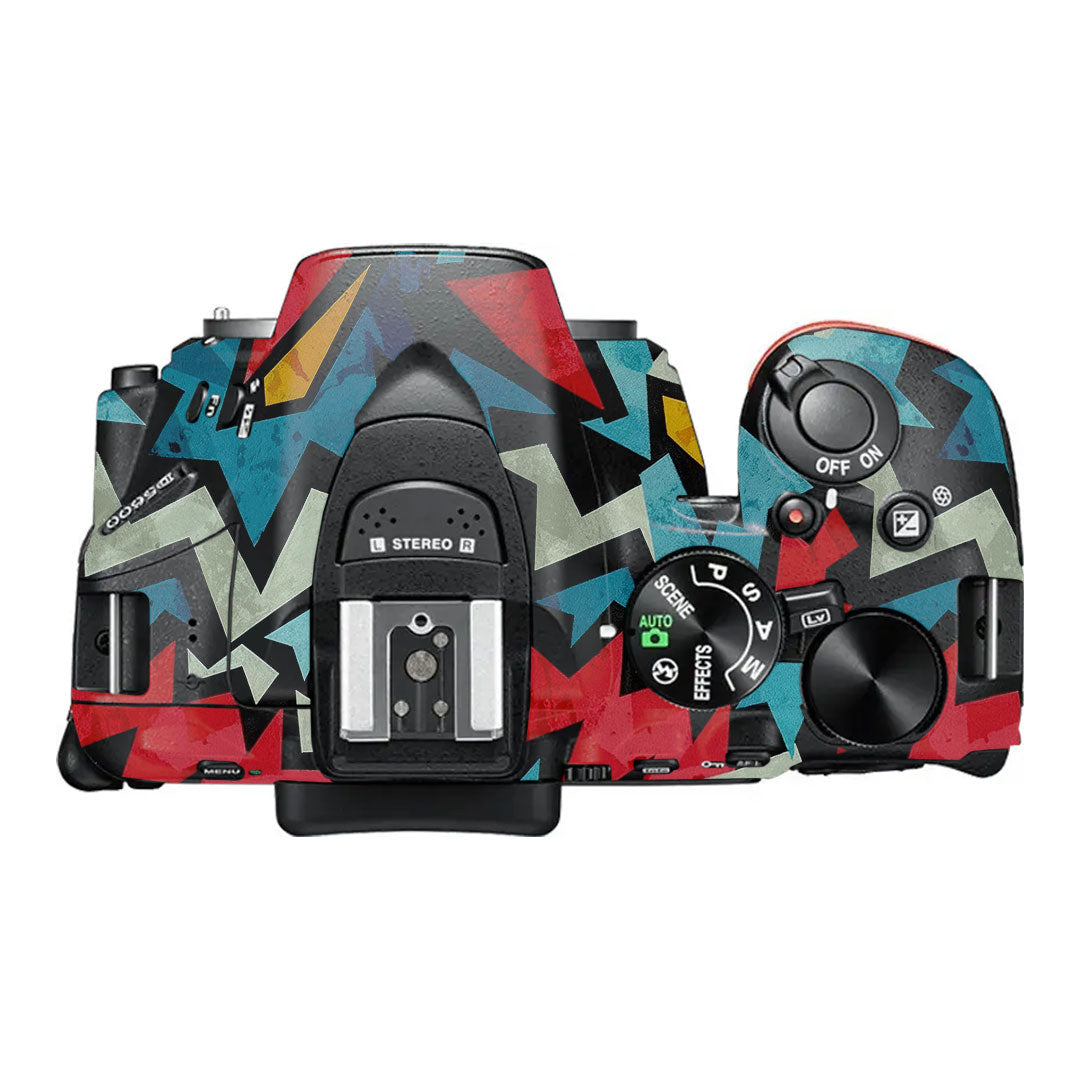 Pop Art Lightning Nikon D5600 Camera Skin