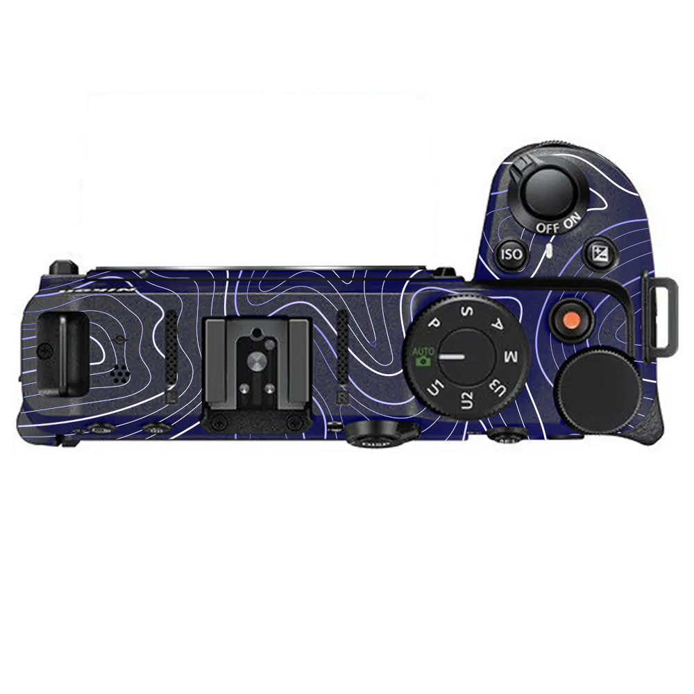 Deep Blue Contour Nikon Z30 Camera Skin