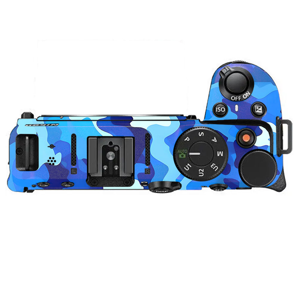 Arctic Blue Camo Pattern Nikon Z30 Camera Skin
