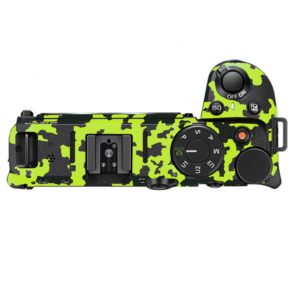 Neon Green Splatter Nikon Z30 Camera Skin