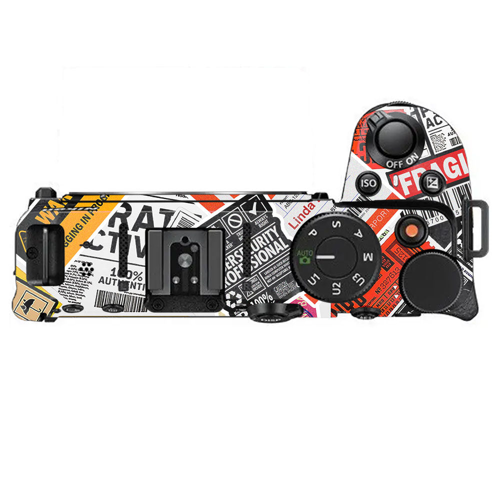 Tech Aesthetic Sticker Collage Nikon Z30 Camera Skin
