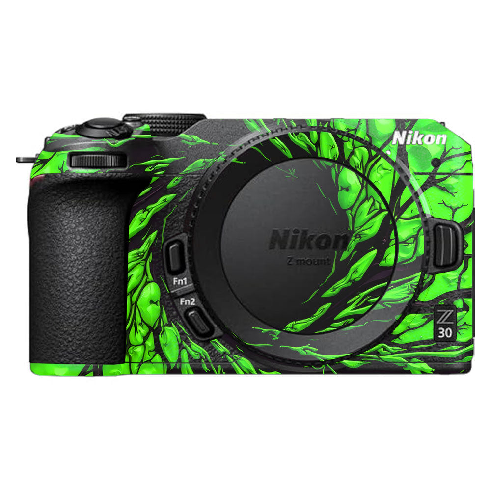 Venom Green Nikon Z30 Camera Skin
