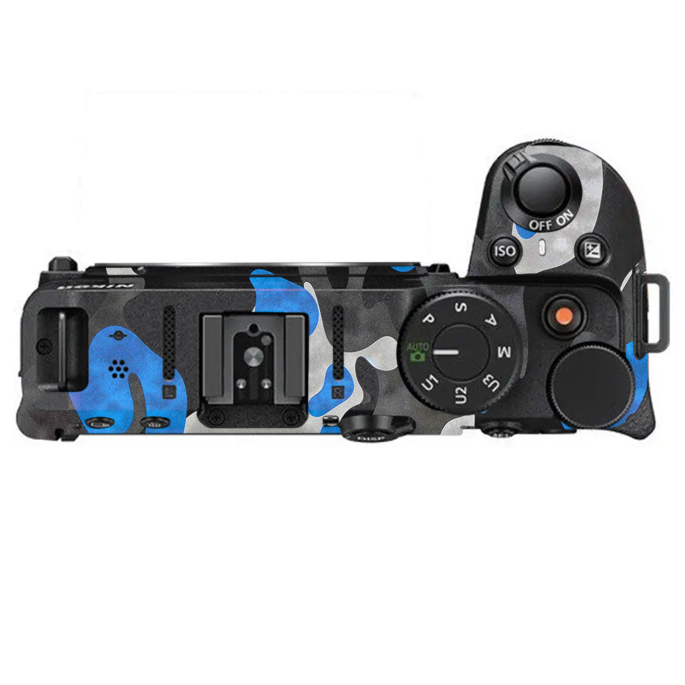 Blue Grey Camo Nikon Z30 Camera Skin