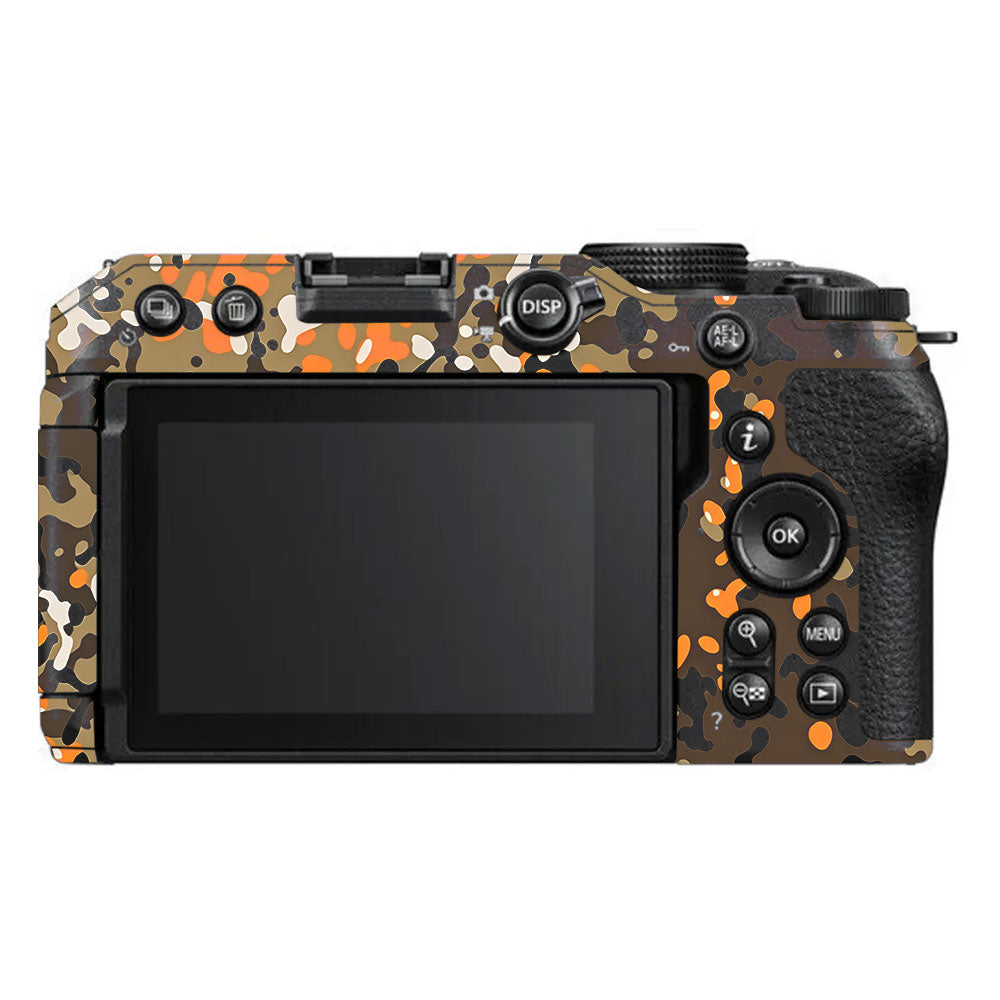 Orange Brown Spot Nikon Z30 Camera Skin