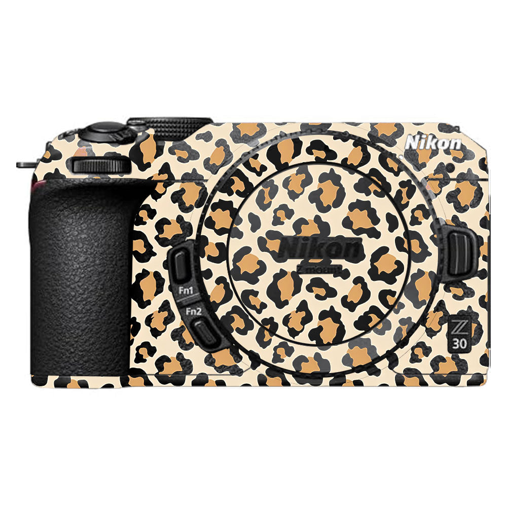 Sandy Leopard Spots Nikon Z30 Camera Skin