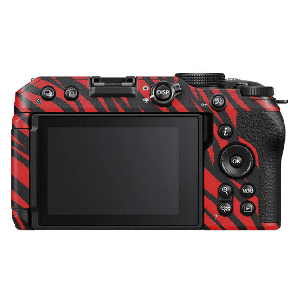 Red and Black Stripes Nikon Z30 Camera Skin