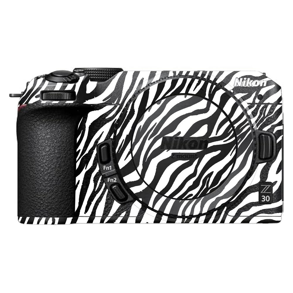 Classic Zebra Stripes Nikon Z30 Camera Skin