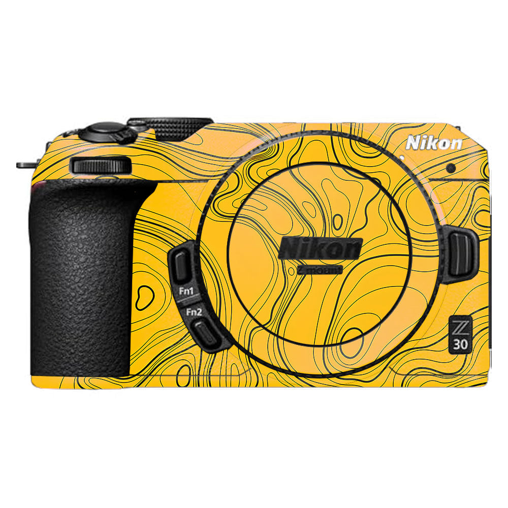 Topographic Map Pattern Nikon Z30 Camera Skin