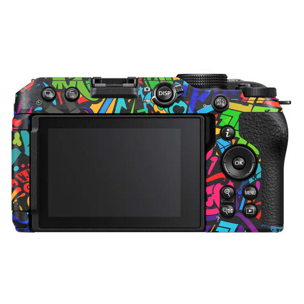 Colorful Urban Street Art Lettering Nikon Z30 Camera Skin