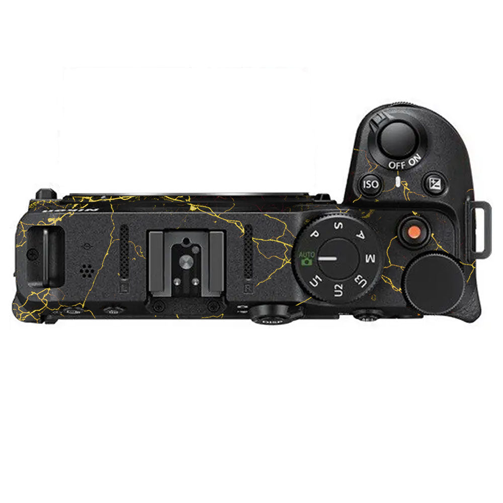 Electric Gold Veins Nikon Z30 Camera Skin