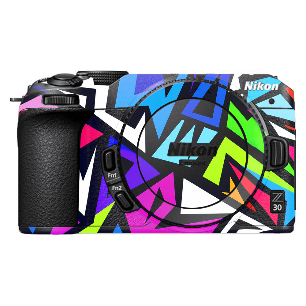 Bold Geometric Pop Nikon Z30 Camera Skin