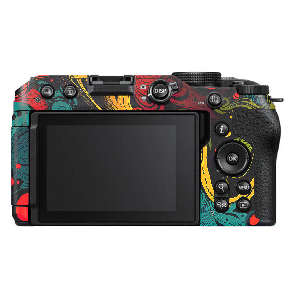 Psychedelic Color Swirl Nikon Z30 Camera Skin