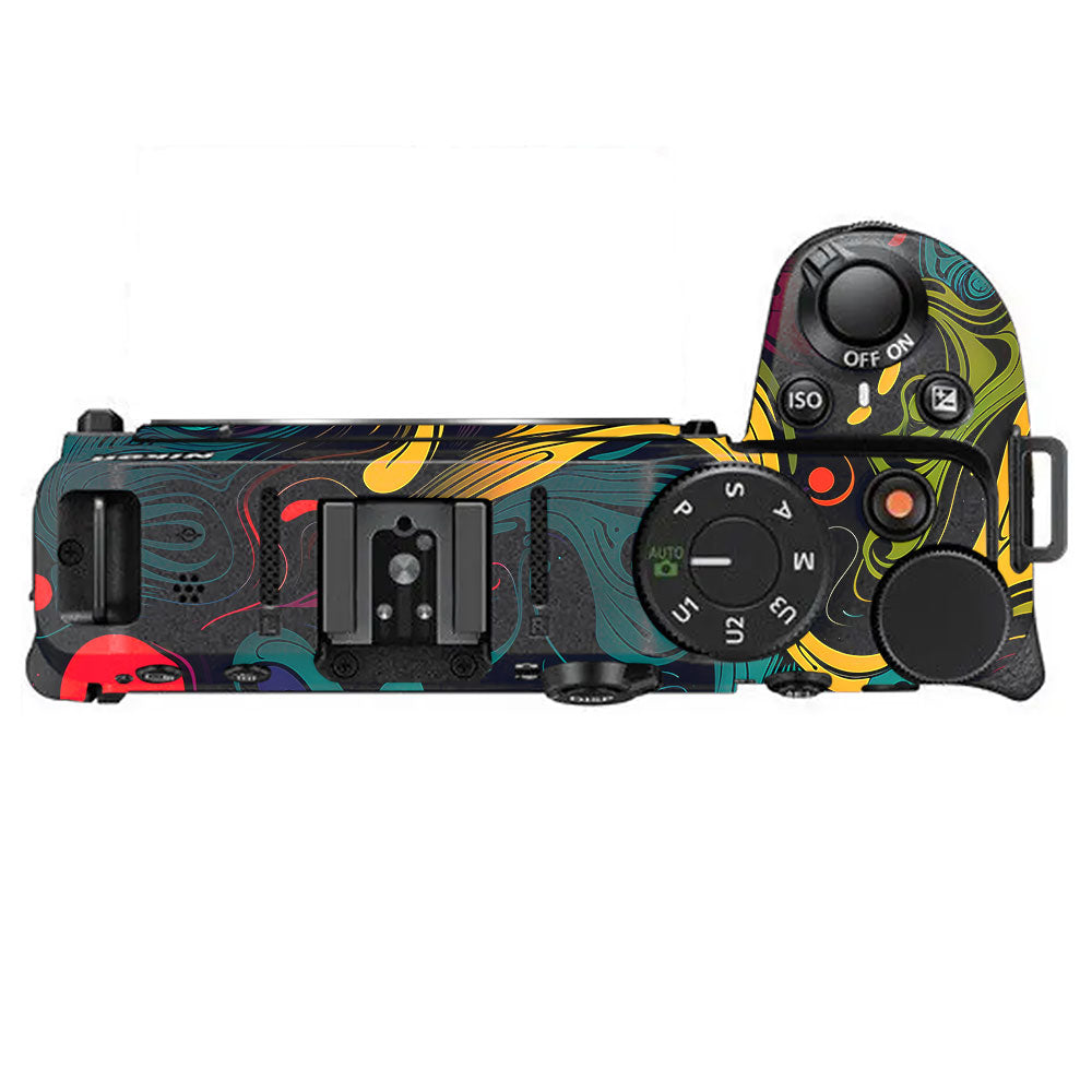 Psychedelic Color Swirl Nikon Z30 Camera Skin