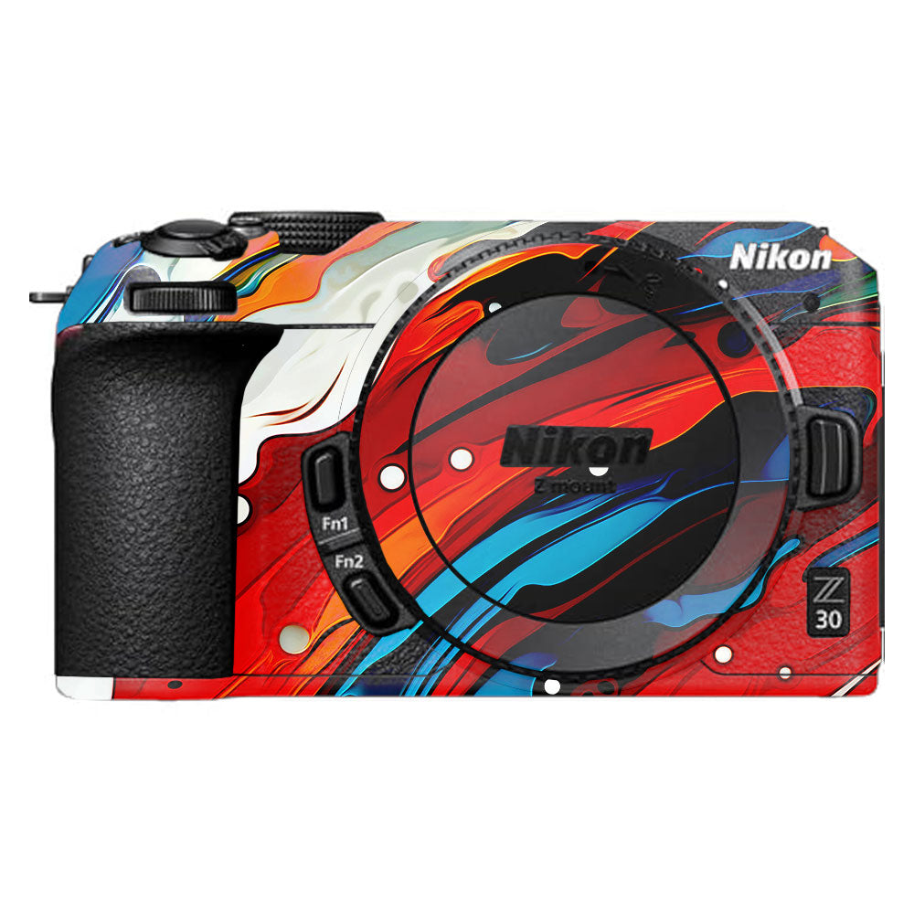 Fire & Ice Flow Nikon Z30 Camera Skin