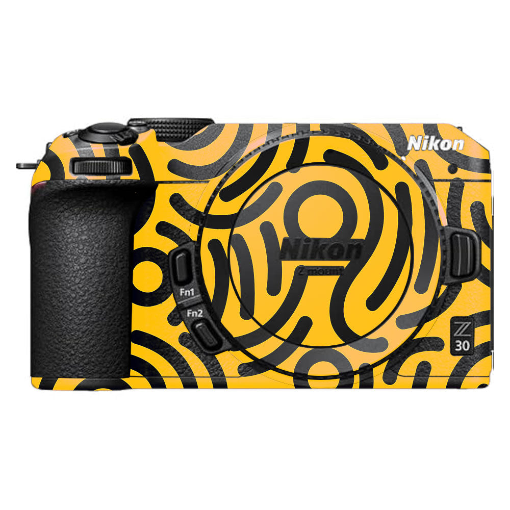Minimal Yellow Wave Nikon Z30 Camera Skin