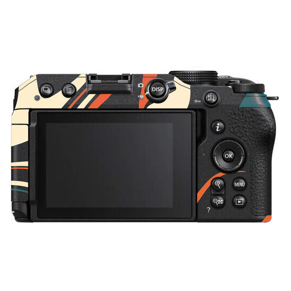Mid-Century Abstract Swirl Nikon Z30 Camera Skin