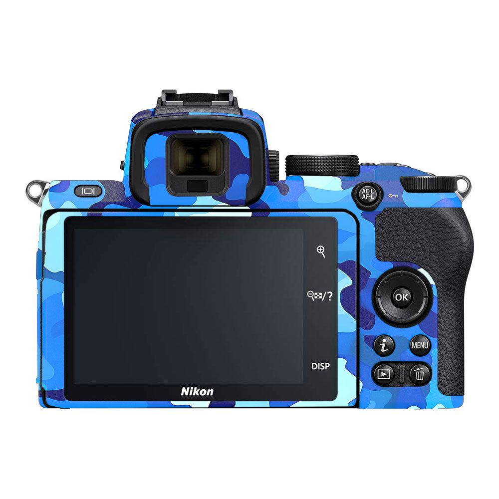 Arctic Blue Camo Pattern Nikon Z50 Camera Skin