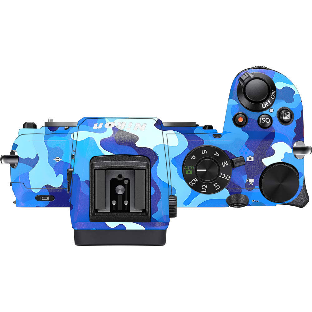 Arctic Blue Camo Pattern Nikon Z50 Camera Skin