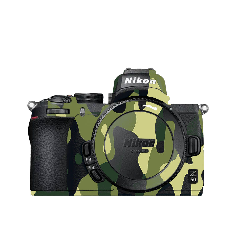 Forest Green Camo Nikon Z50 Camera Skin