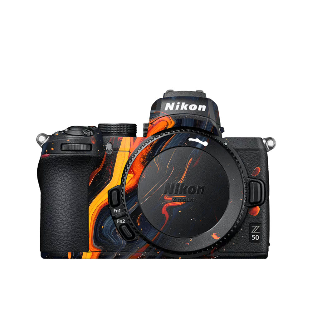 Lava Marble Nikon Z50 Camera Skin