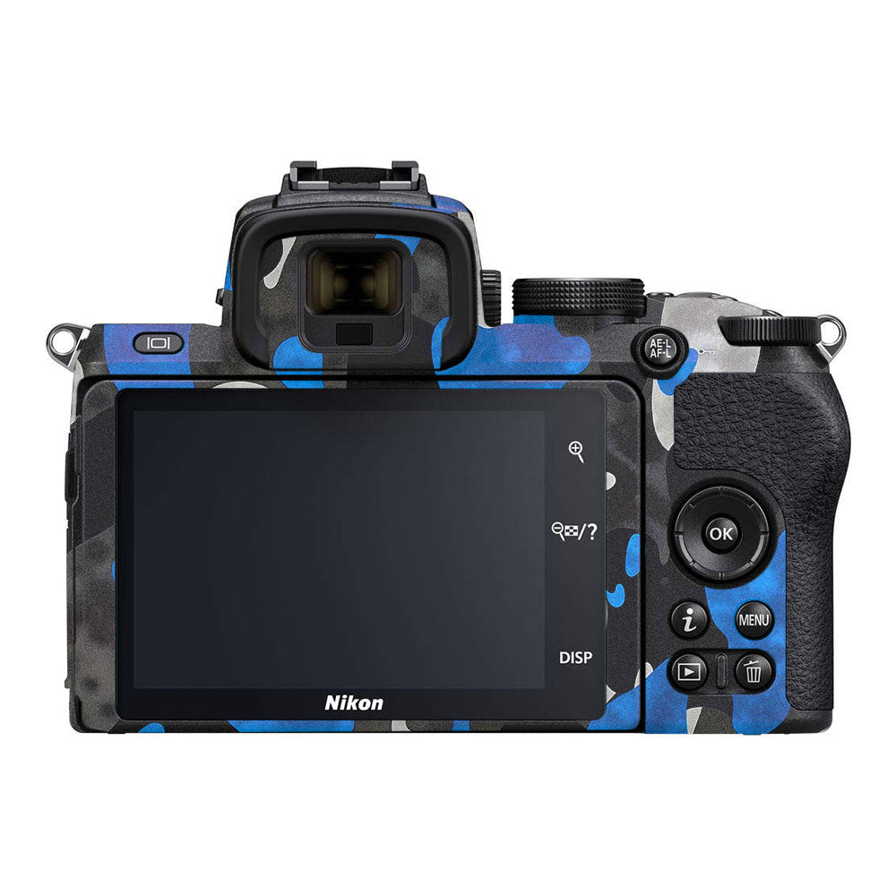 Blue Grey Camo Nikon Z50 Camera Skin