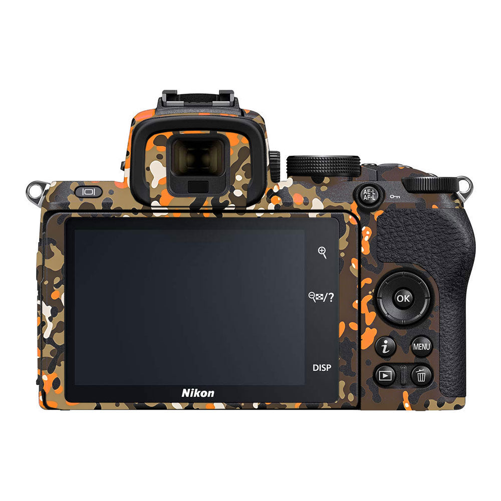 Orange Brown Spot Nikon Z50 Camera Skin