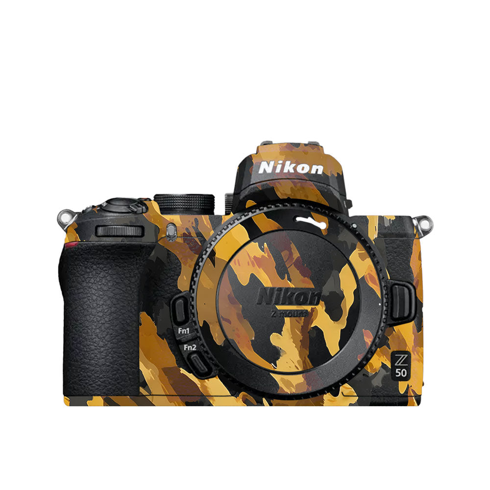 Camo Tiger Blend Nikon Z50 Camera Skin