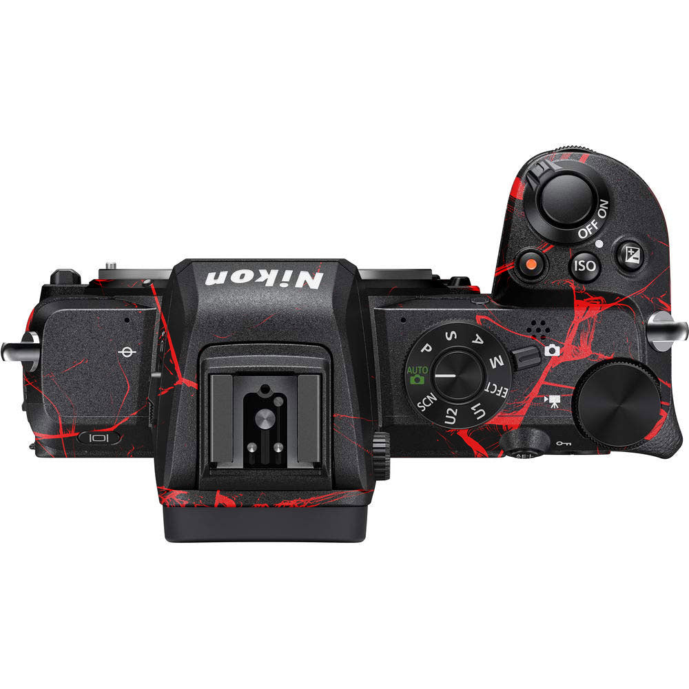 Red Neural Grid Nikon Z50 Camera Skin