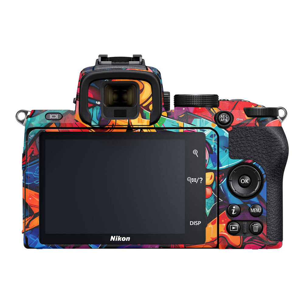 Urban Graffiti Explosion Nikon Z50 Camera Skin