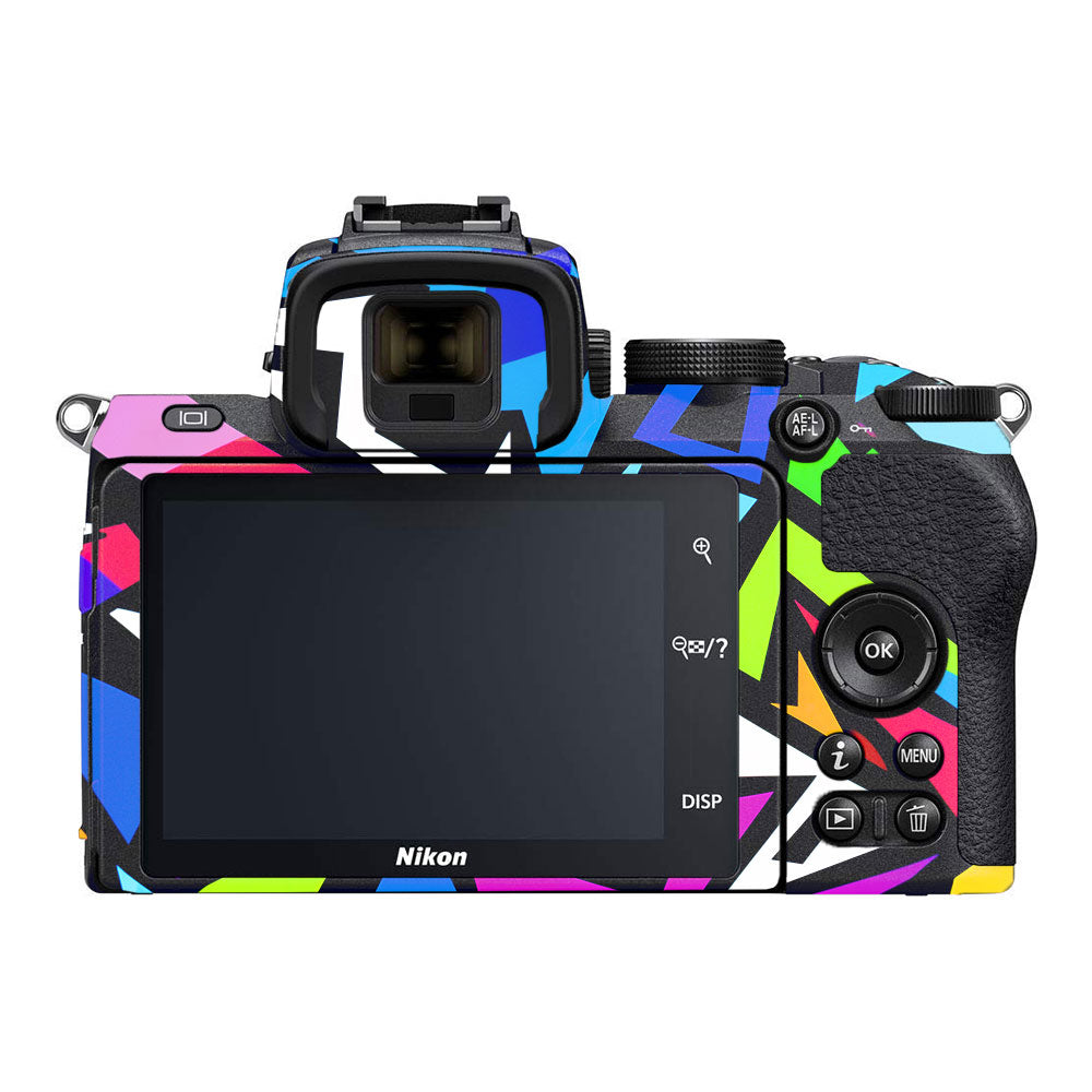 Bold Geometric Pop Nikon Z50 Camera Skin