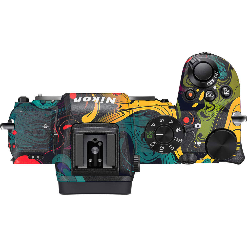 Psychedelic Color Swirl Nikon Z50 Camera Skin