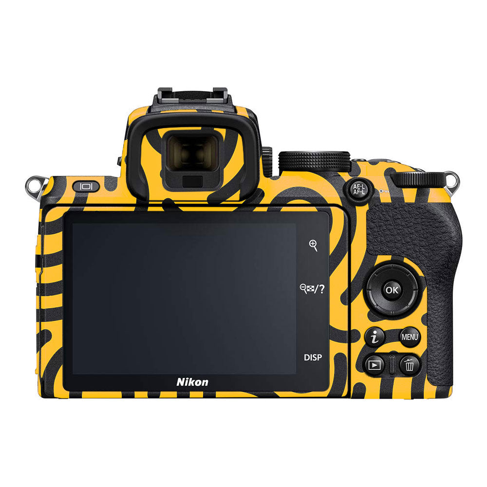 Minimal Yellow Wave Nikon Z50 Camera Skin
