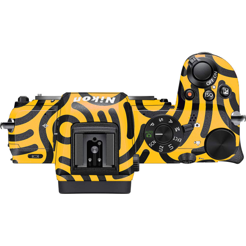 Minimal Yellow Wave Nikon Z50 Camera Skin
