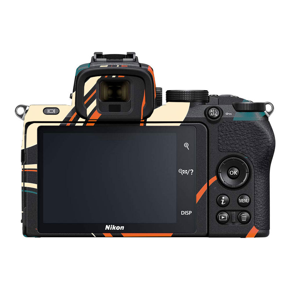 Mid-Century Abstract Swirl Nikon Z50 Camera Skin