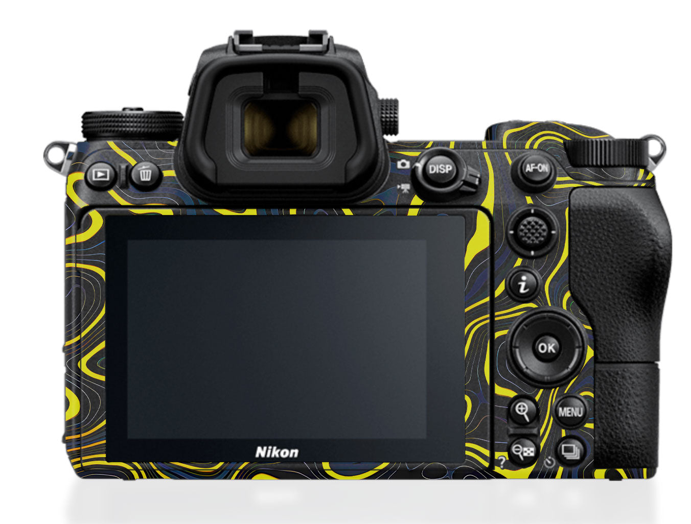 Neon Lava Contours Nikon Z6 III Camera Skin