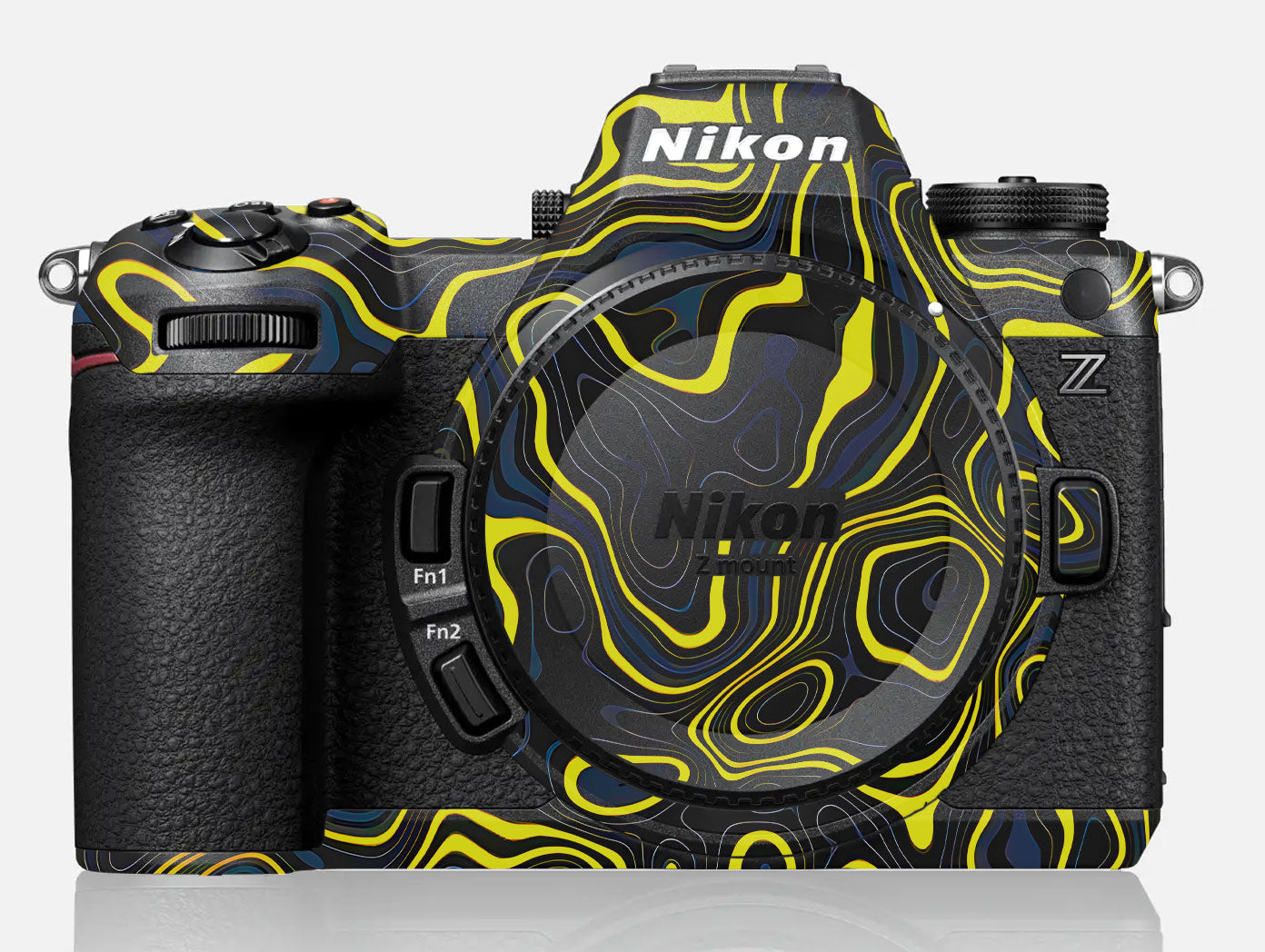 Neon Lava Contours Nikon Z6 III Camera Skin