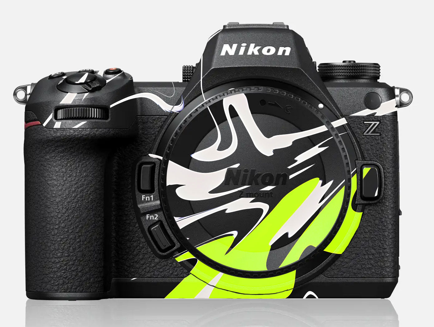Neon Green and Black Pattern Nikon Z6 III Camera Skin
