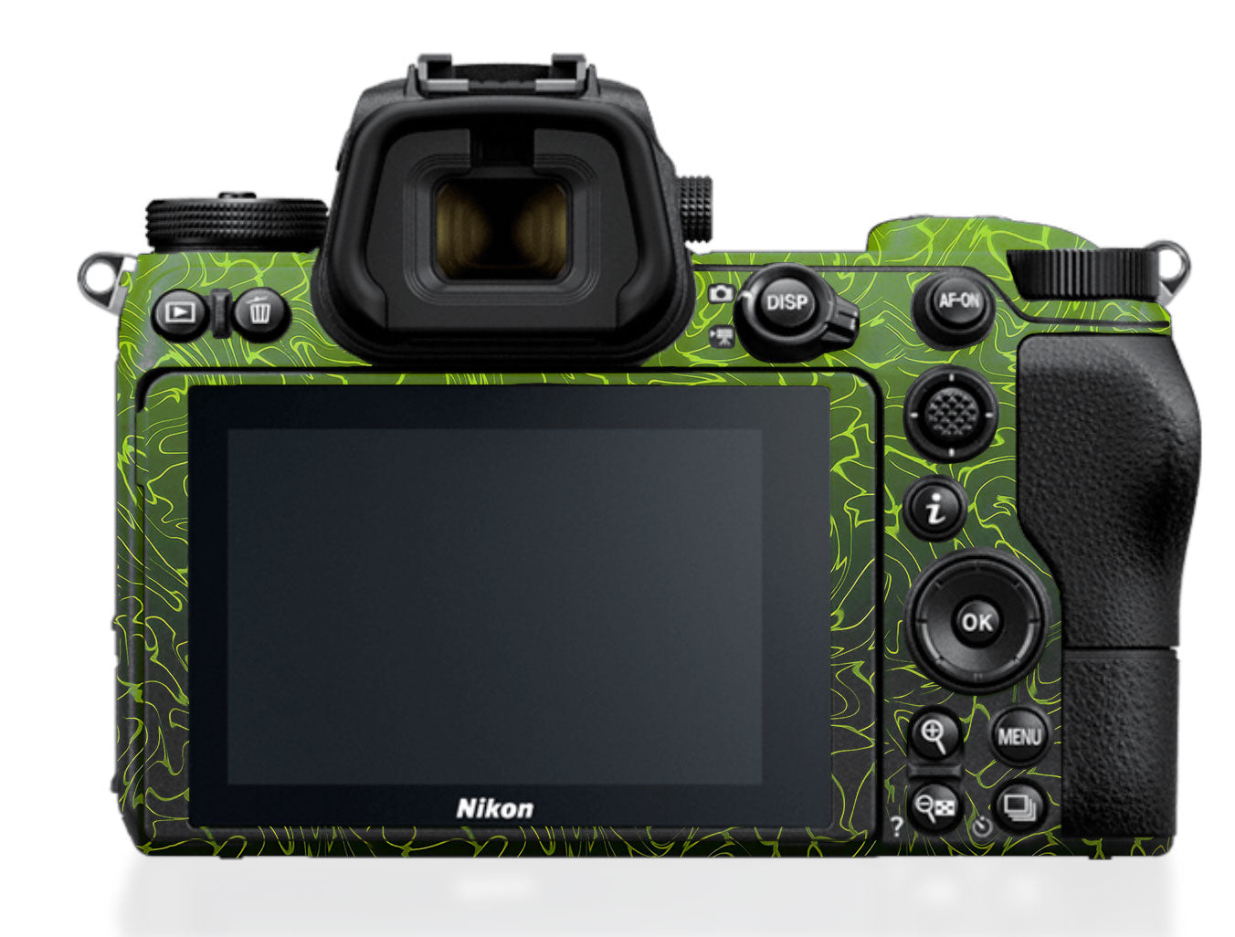 Lime Yellow to Black Gradient Nikon Z6 III Camera Skin
